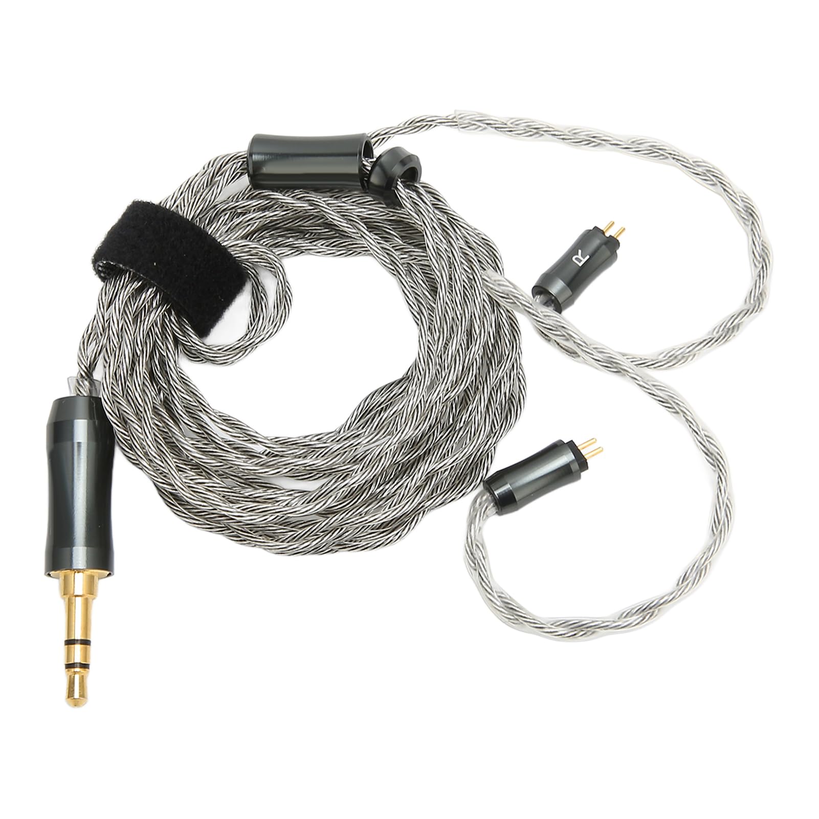 Cable de Repuesto para Auriculares, Cable de Actualización Equilibrado Chapado en Plata de 3,9 Pies para Reproductores de Música y Auriculares