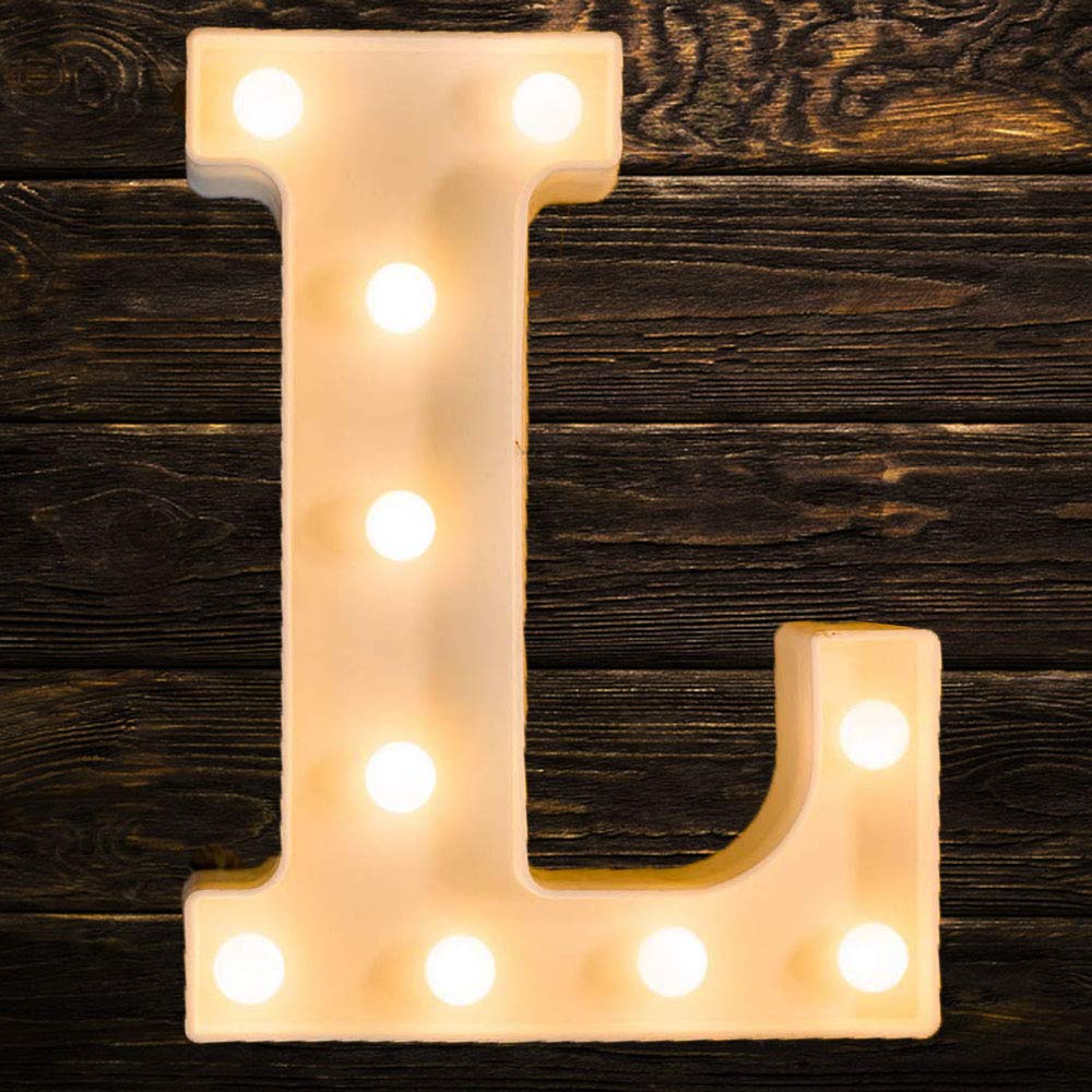 Buy Vimlits 26 Letters Battery Operated LED Light Sign, Alphabet