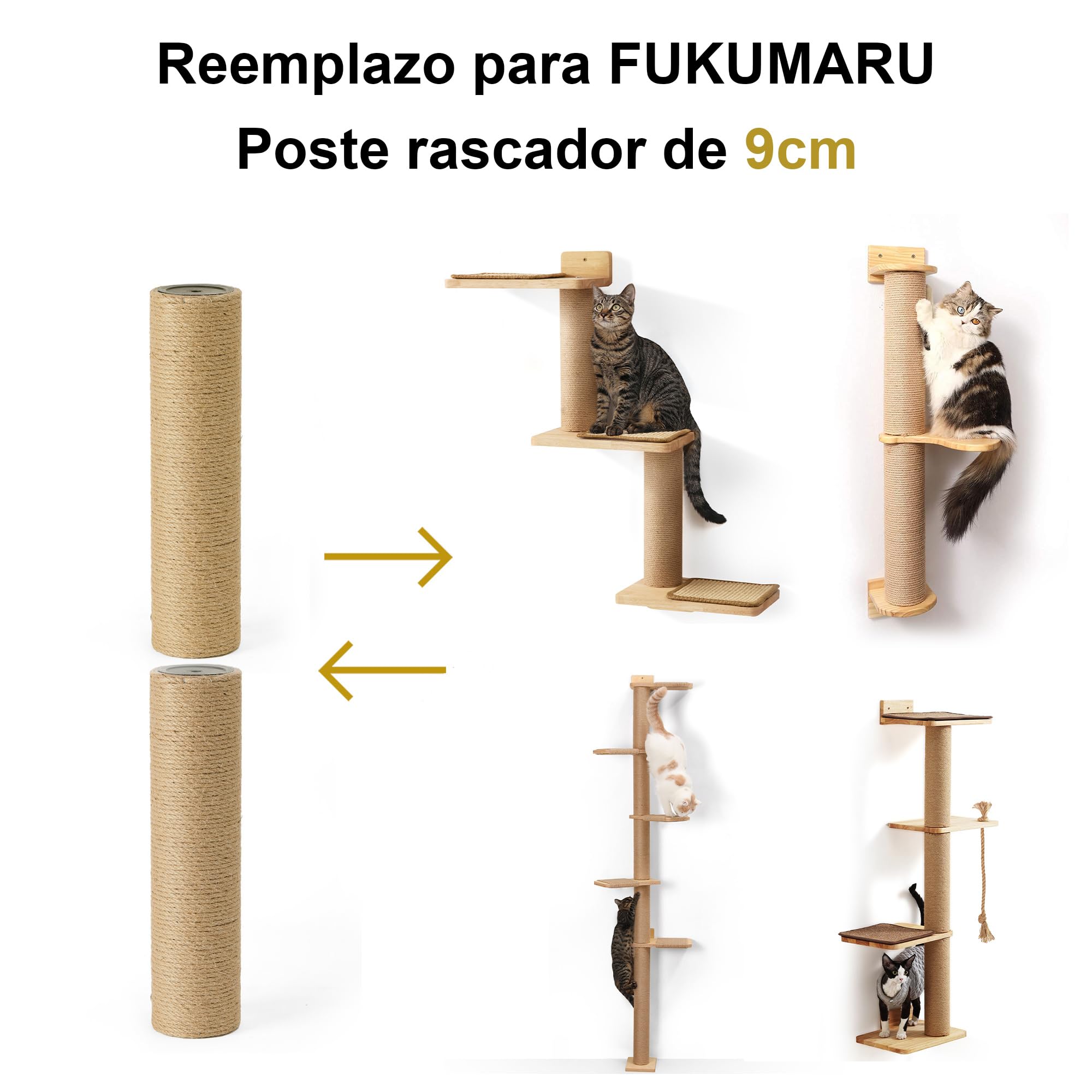 FUKUMARU Árbol rascador para gatos