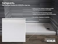 Vista 6 de Kohler K-9178-0 9178-0 RECEPTOR W/RH CTR DRN, 60X34, 4.50 x 34.00 x 60.00 pulgadas, blanco