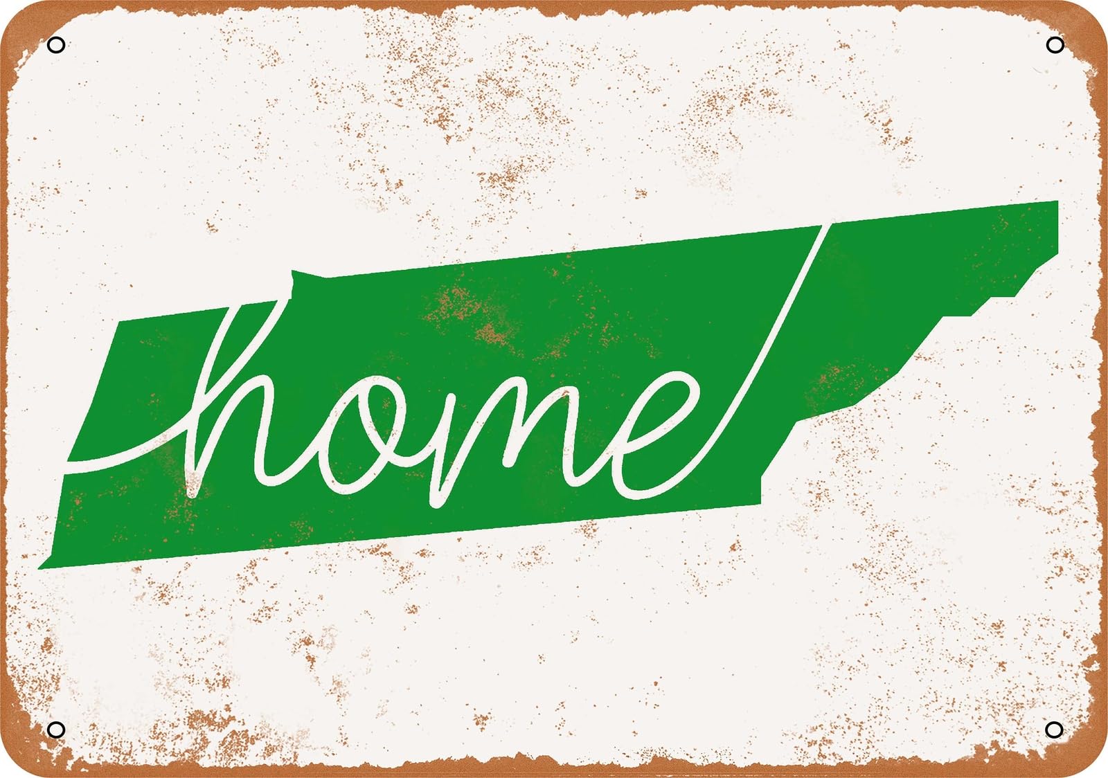 Metal Sign - Home Tennessee - Vintage Look home decor