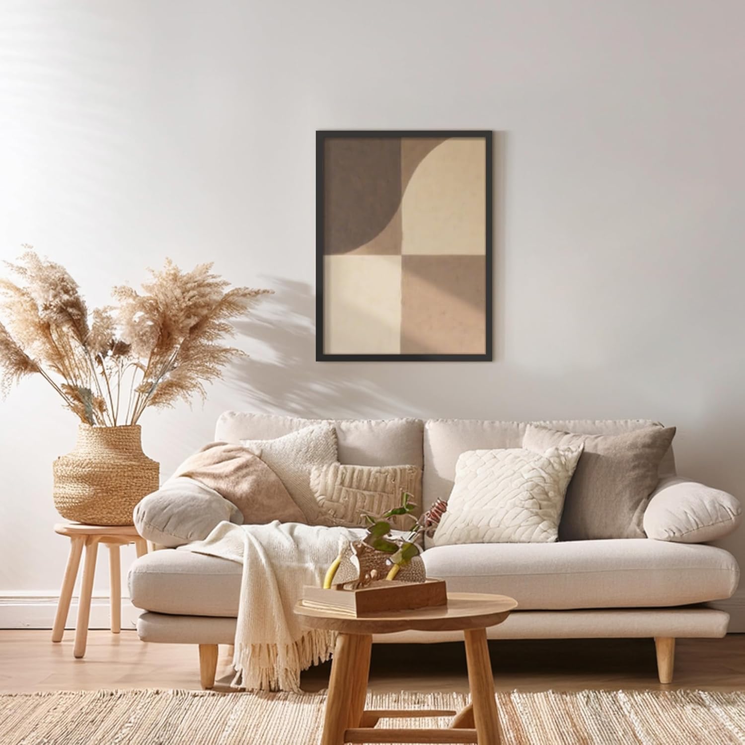 Picrit 24x32 Poster Frame, Black Engineered Wood Picture Frame for Horizontal or Vertical Wall Mounting and Displaying Artwork Photos, 1 Pack