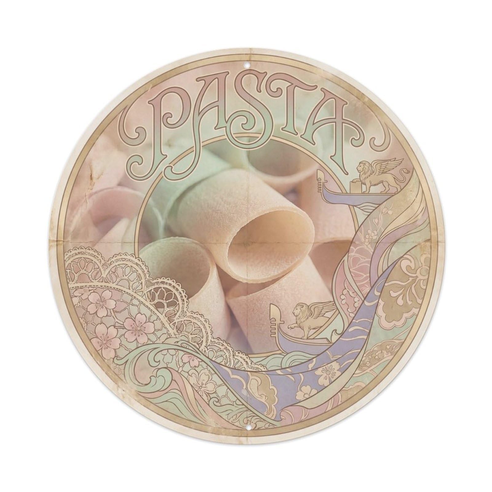 Diner Pasta Classic Italian Food Culture Metal Tin Sign