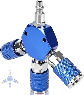 1/4 NPT 3-Way Hex Air Hose Splitter