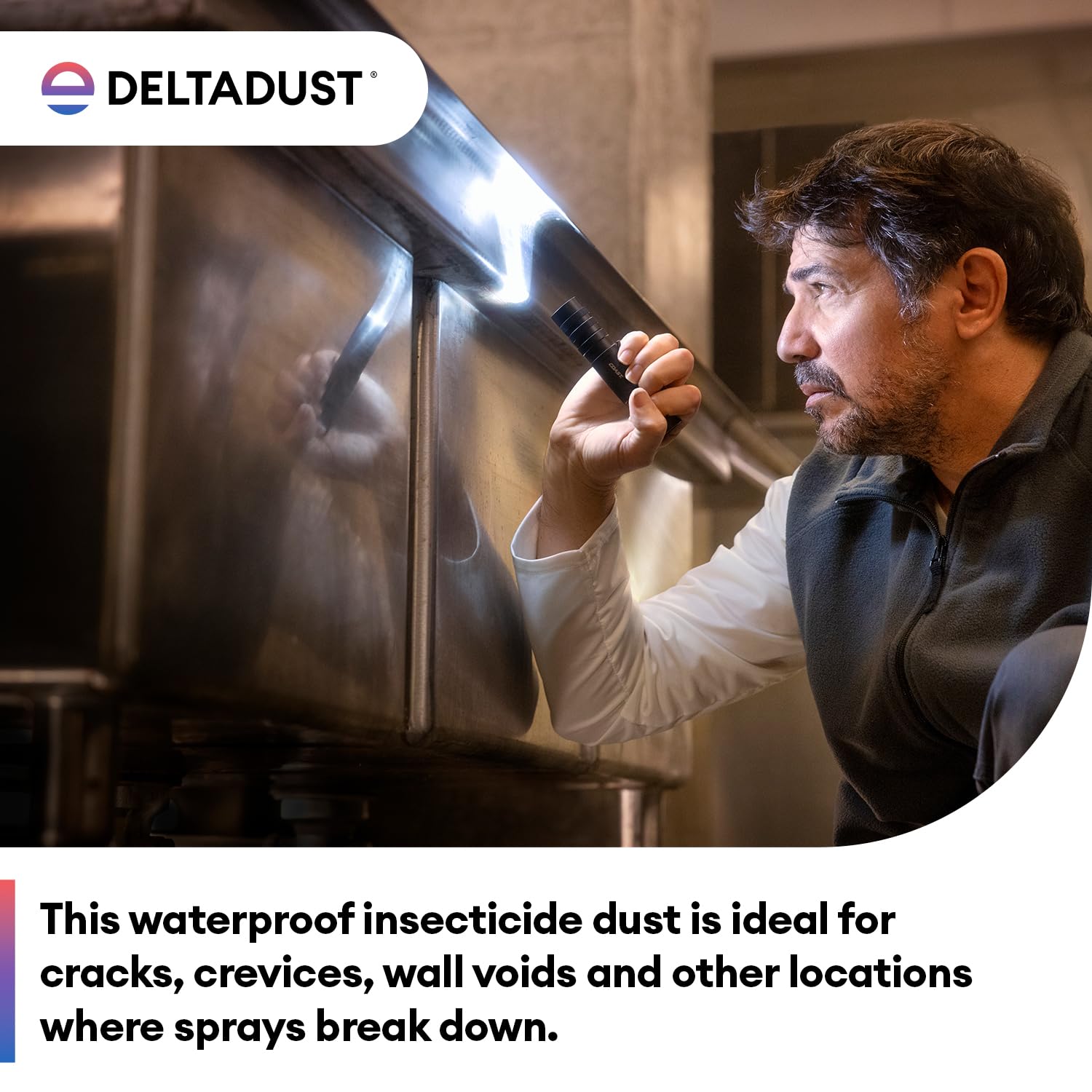 DeltaDust Insecticide 1 lb | Waterproof Pest Control for Ants, Roaches and Spiders | Crack-and-Crevice Bug Dust for Indoor and Outdoor Use | Effective for Up to 8 Months