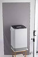 Vista 6 de Lavadora completamente automática, lavadora portátil de carga superior de 17.6 libras con bomba de drenaje, 10 programas de lavado, 8 agua lavadora