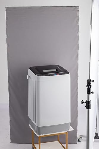 Miniatura 6 de Lavadora completamente automática, lavadora portátil de carga superior de 17.6 libras con bomba de drenaje, 10 programas de lavado, 8 agua lavadora