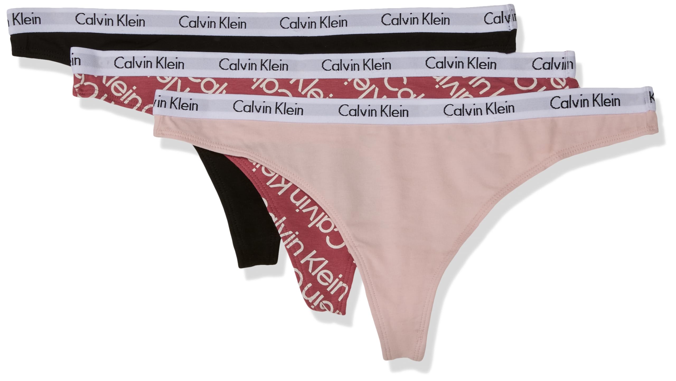 Calvin Klein Women's 3 Pack Thongs