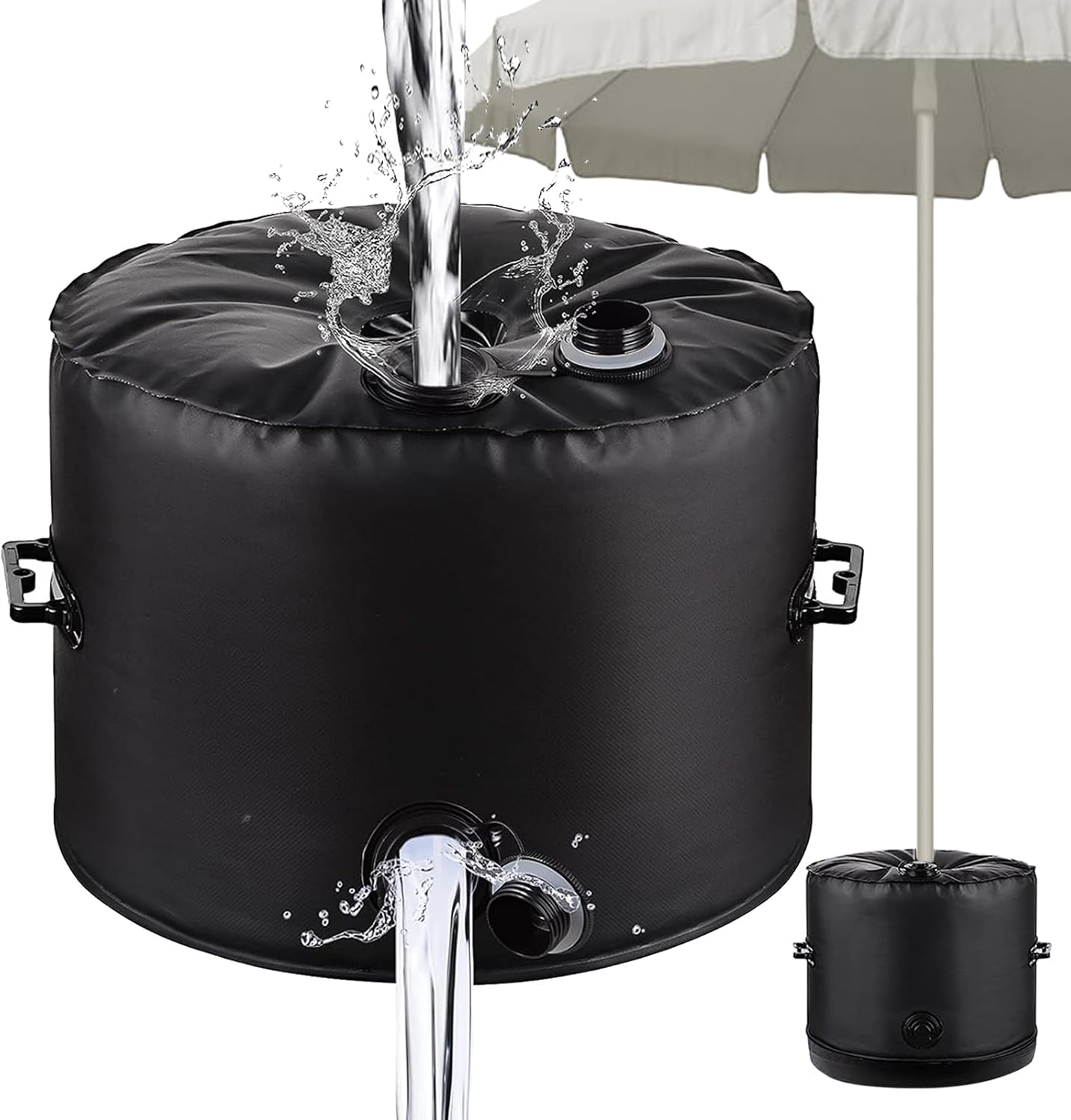 Tefola Water Filled Umbrella Base Weight Bag, Large Water