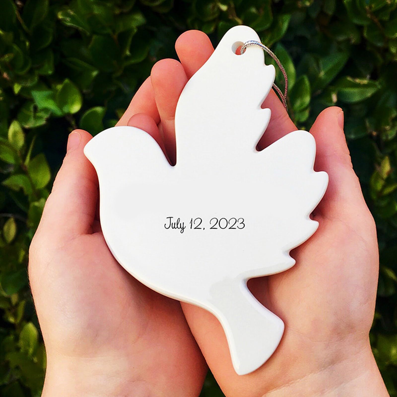 Stampi in silicone per ciondoli a forma di colomba della pace stampi in silicone per effetti artigianali realistici
