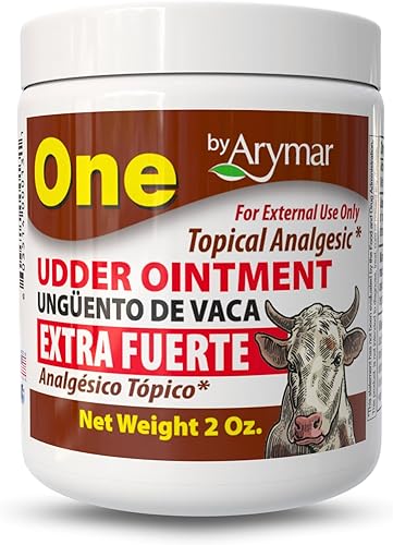 Arymar Ungüento de ubre (Ugento De Vaca) - Crema analgésica tópica para alivio muscular y articular 2oz