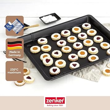 Zenker Extendable Metal Kitchen Tray, Multicolored, 33 x maximum 52 cm