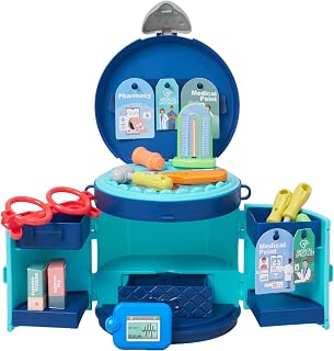Dazmers Kids Doctor Playset - 26-Piece Plastic Kids Doctor Kit for Toddlers 3-5 - Imaginative Play - Pretend Toddler Doctor Play Set - Interactive and Fun Toy for Boys and Girls