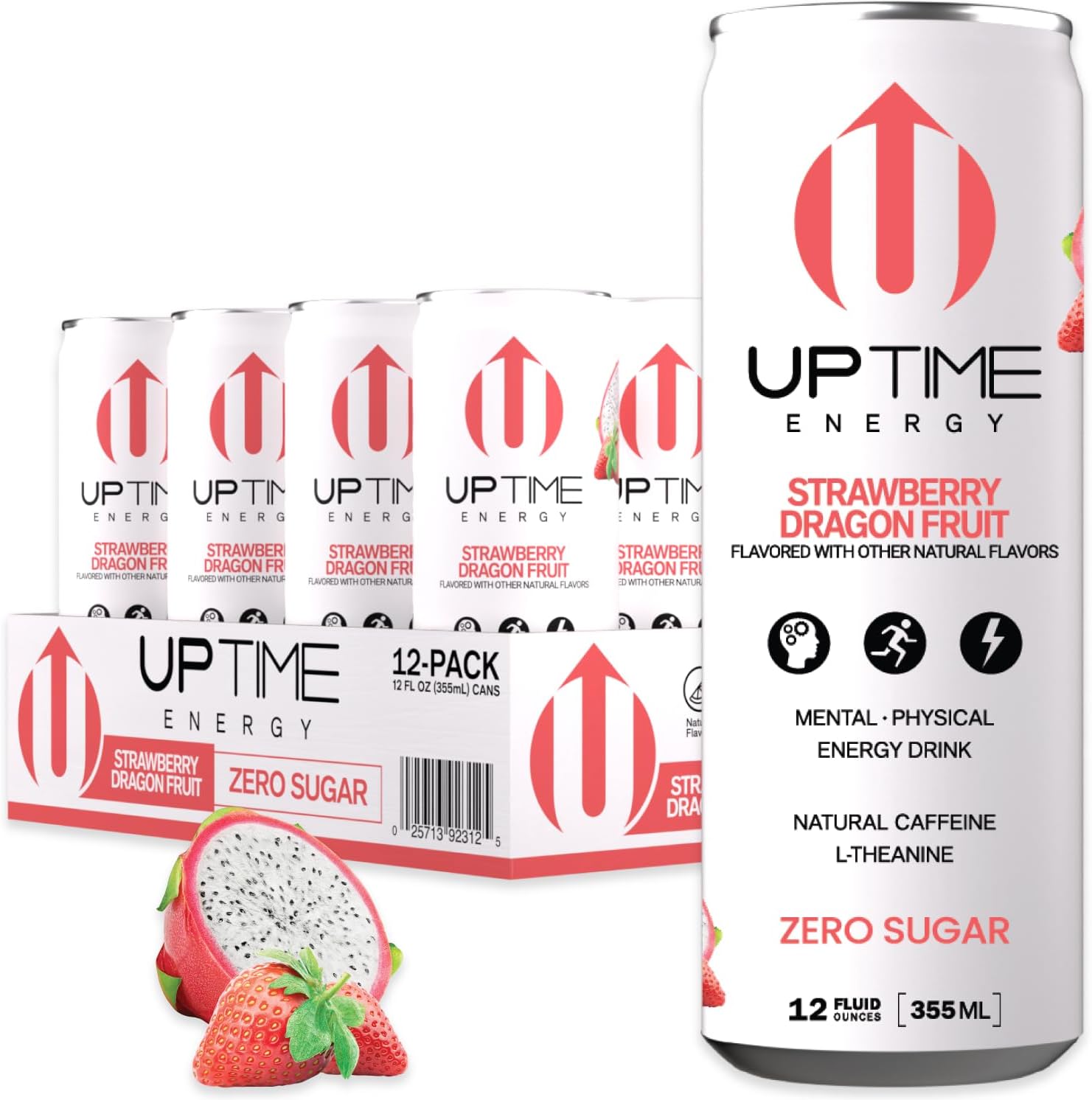 Amazon.com : UPTIME Energy Drink, Original Citrus Cane Sugar, 12 Pack ...