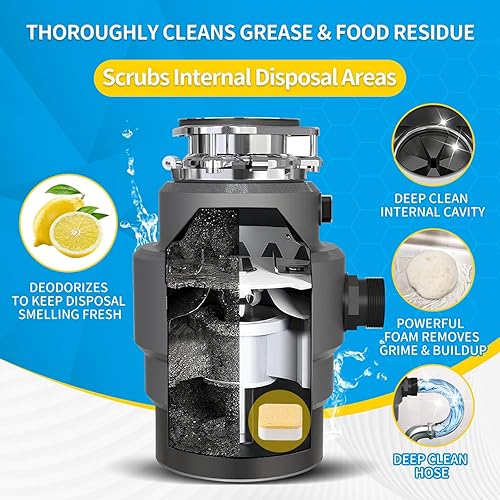 Miniatura 3 de NATRUTH Limpiador de eliminación de basura, pastillas desodorizantes, paquete de 24 unidades  Limón Fresco Eliminador Ambientador, tableta de