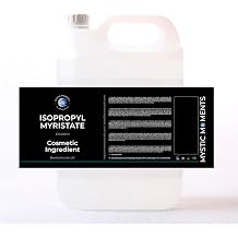 Mystic Moments | Isopropyl Myristate Liquid | INCI Isopropyl Myristate | Emollient & Solubiliser | Oil-Soluble | Vegetable-Derived | For Creams, Lotions, Perfumes & Bath Oils | 5 Litres