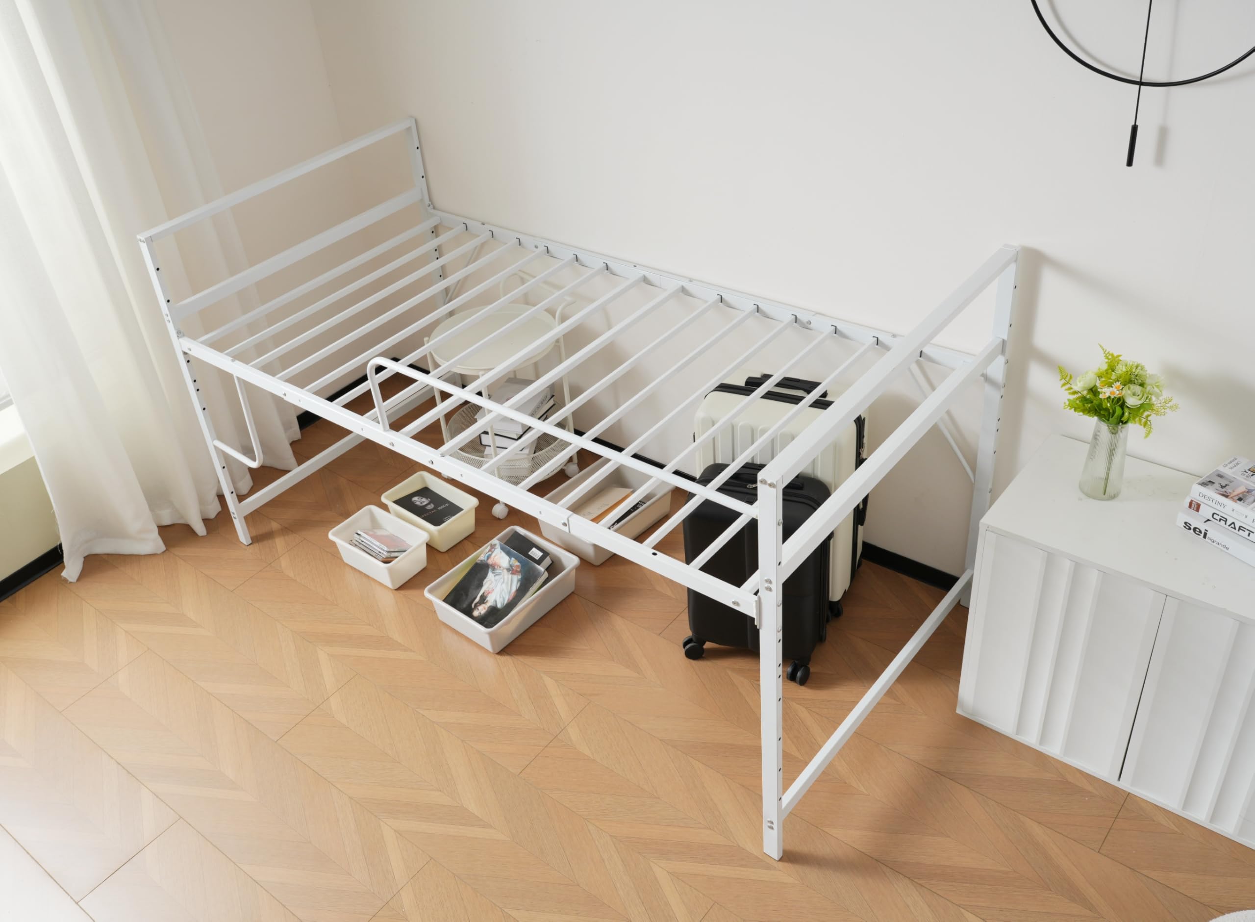 Amazon｜HDKHTWL ロフトベッド パイプベッド シングル システム