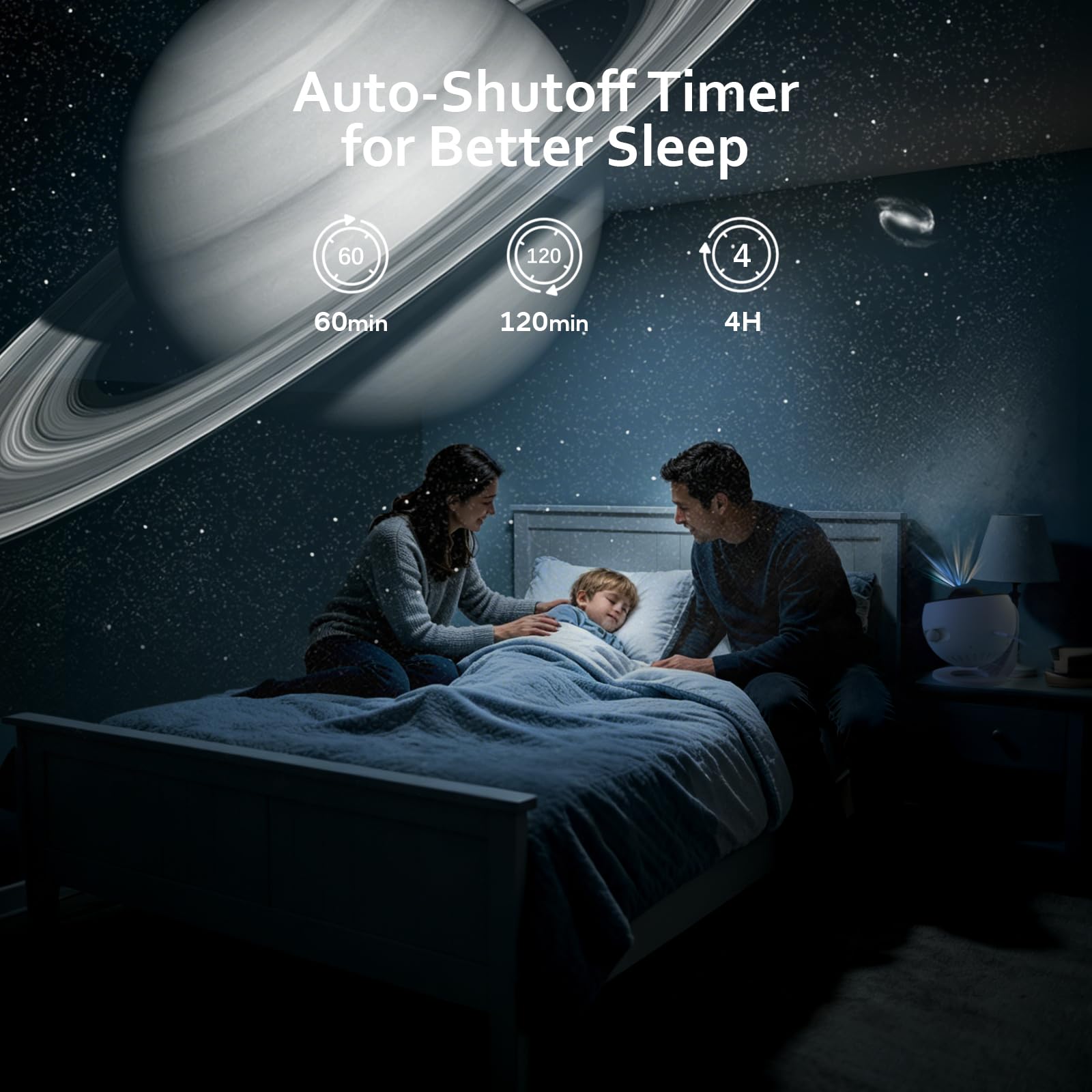 Galassia Proiettore Pro, Proiettore Stelle Soffitto Planetaria Cielo Stellato Luce Notturna con 3 Discs, Galaxy Projector per Bambini Adulti Camera Regalo Compleanno
