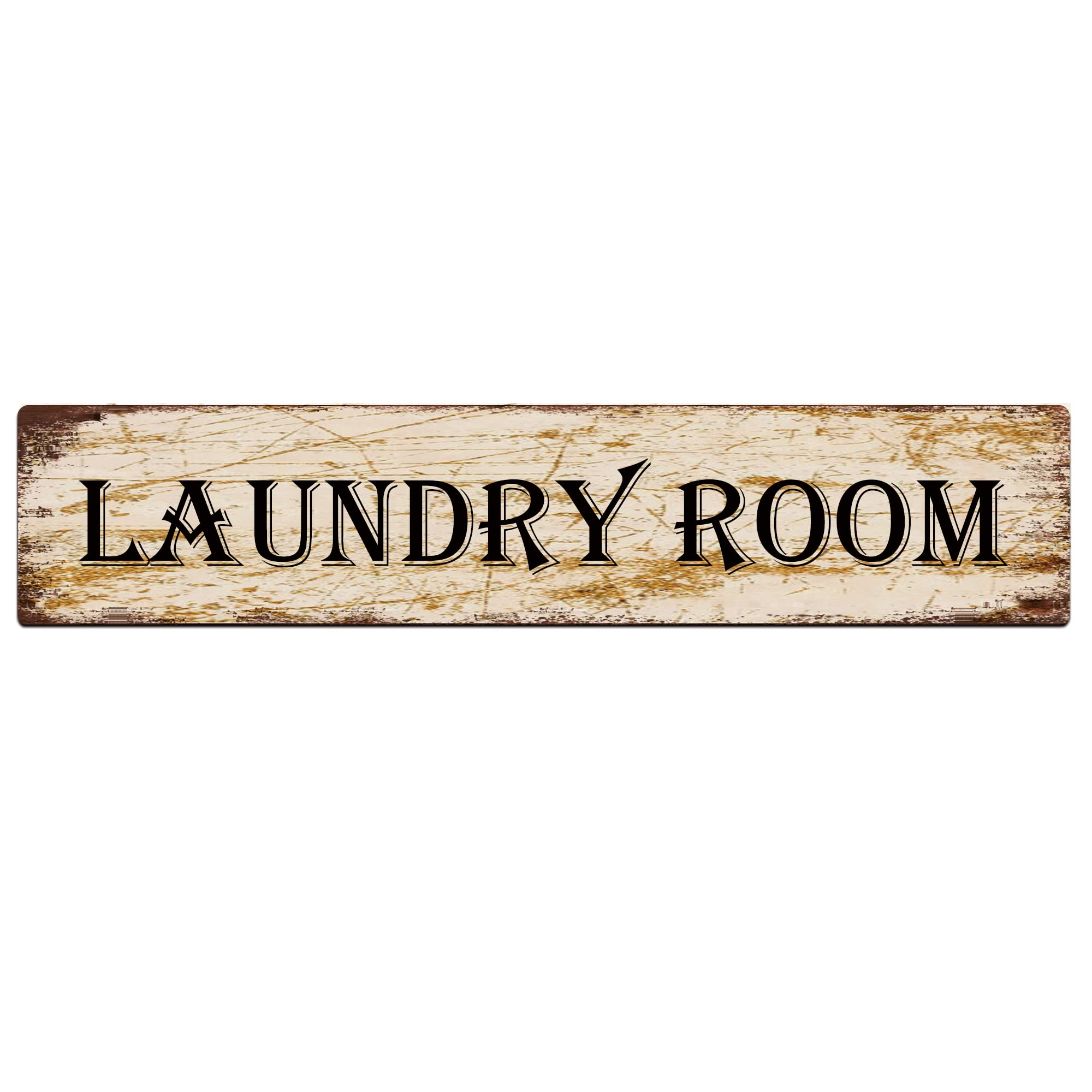 Laundry Room Retro Tin Signs Aluminum Metal Sign for Kitchen Home Garden Wall Bar Cafe Decor 4x16 Inch
