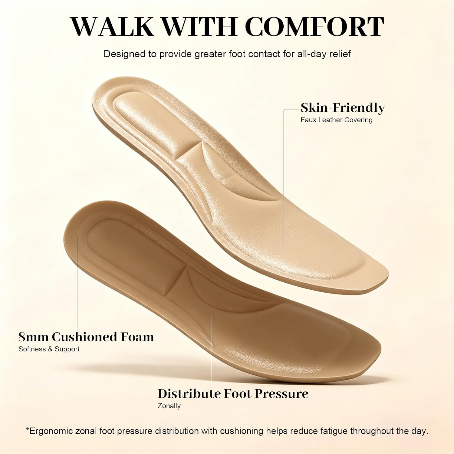 Womens Mary Jane Flats Square Toe Ballet Flats Leather Comfortable Casual Dressy Shoes with Adjustable Ankle Strap
