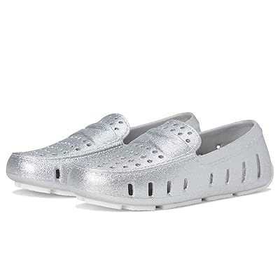 Floafers Kids Prodigy Driver Sparkle (Toddler/Little Kid/Big Kid) Kids Shoes Silver Sparkle