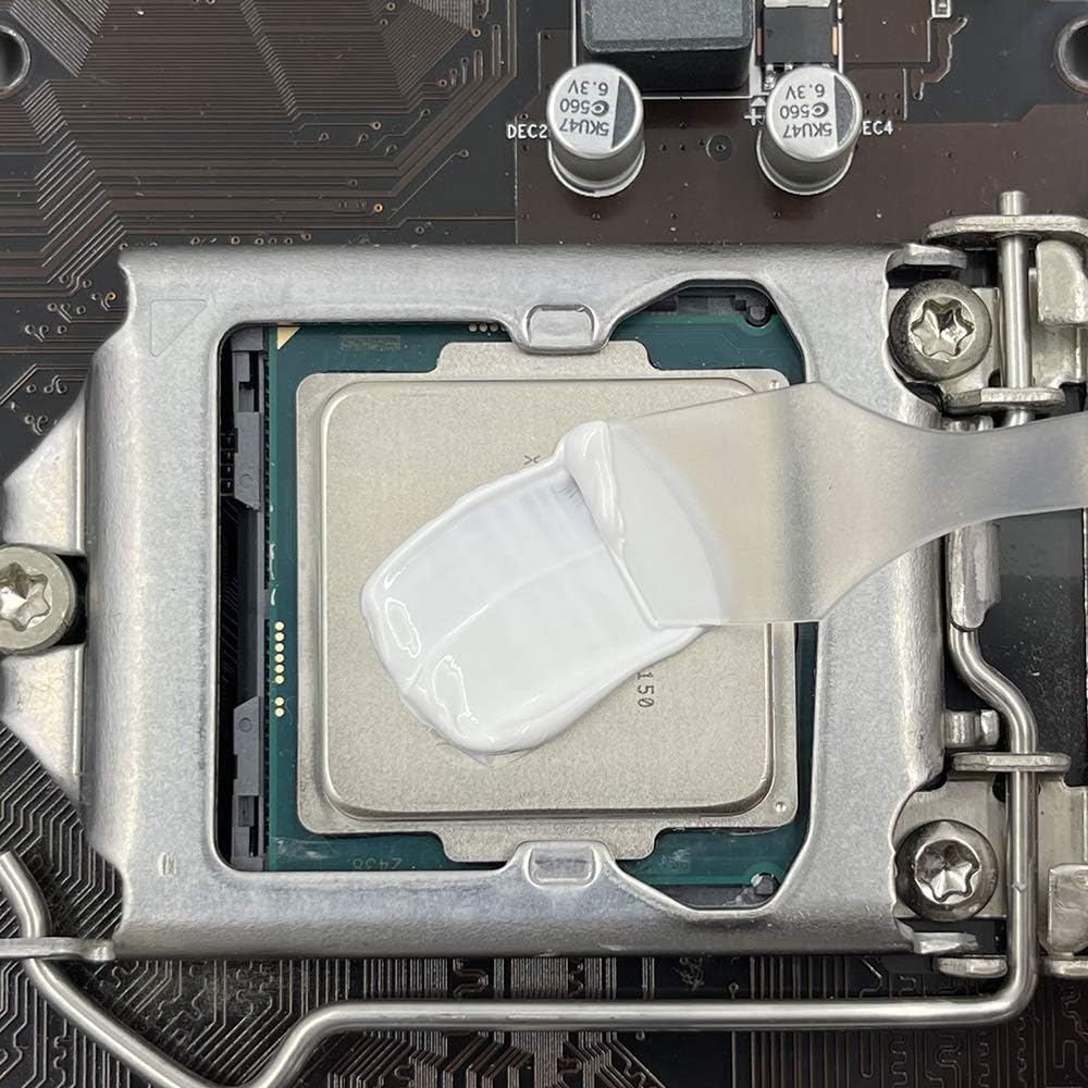 G104 20Grams White Thermal Conductive Compound Grease, Heatsink Paste, Thermal Paste for CPU GPU Cooler IC LED Chipset Cooling