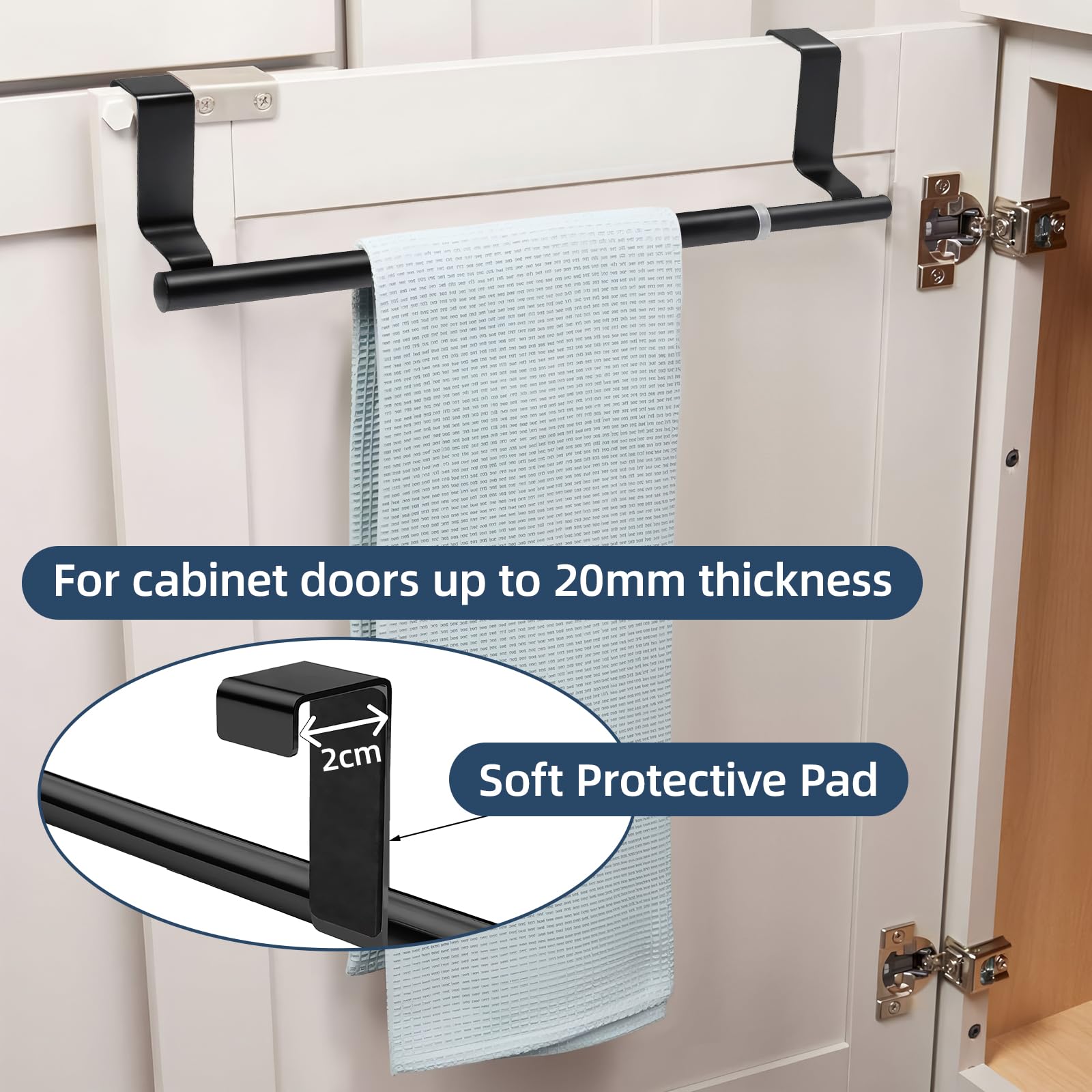 FALSKT Over Door Towel Rail - Image 3