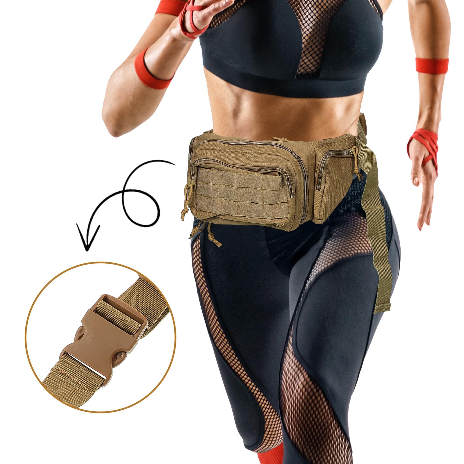 Riñonera Multifuncional Resistente al Agua para Hombre y Mujer Bolsa de Cintura Deportiva de Gran Capacidad para Ciclismo Senderismo y Actividades al Aire