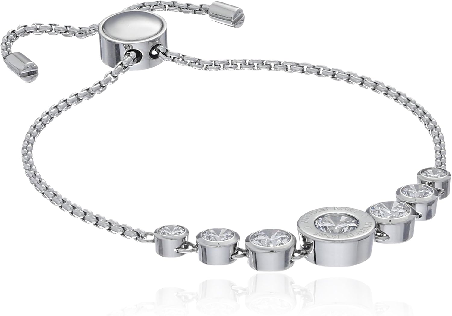 Michael Kors Silver-Tone Bracelet for Women; Bracelets; Jewelry for Women