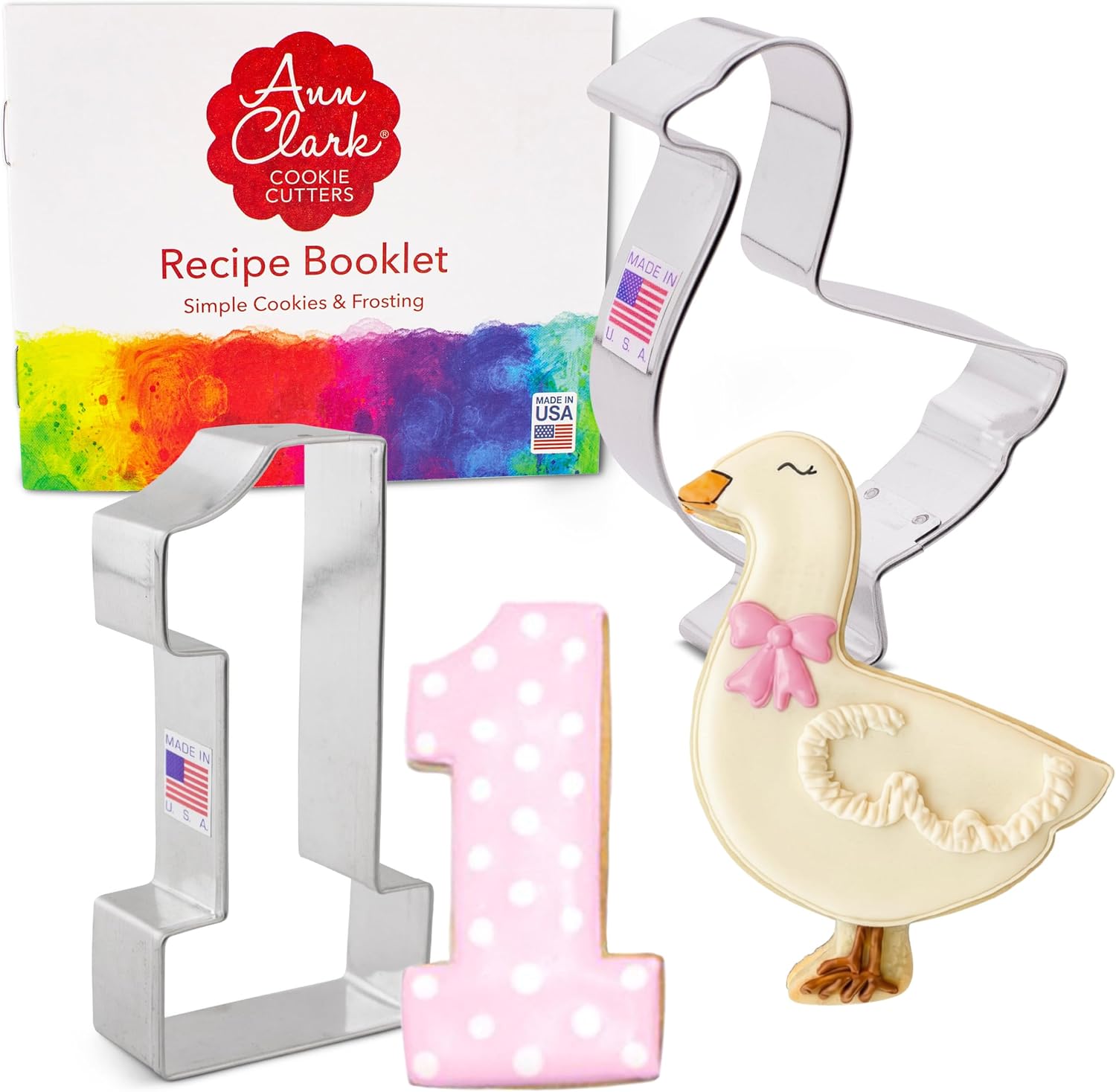One Silly Goose Cookie Cutter Set of 2, Made in the USA