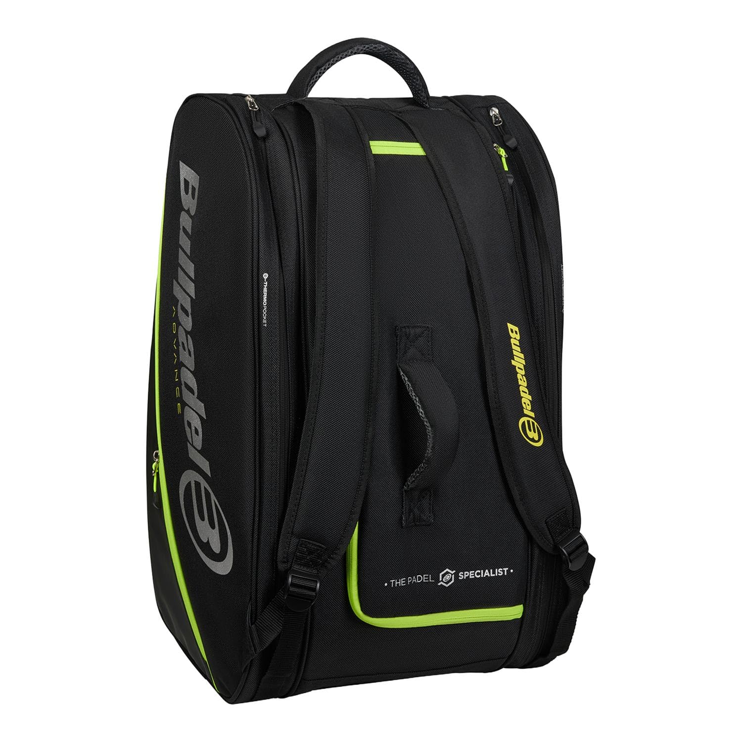Bullpadel Paletero Advance Negro Verde Bpp26014