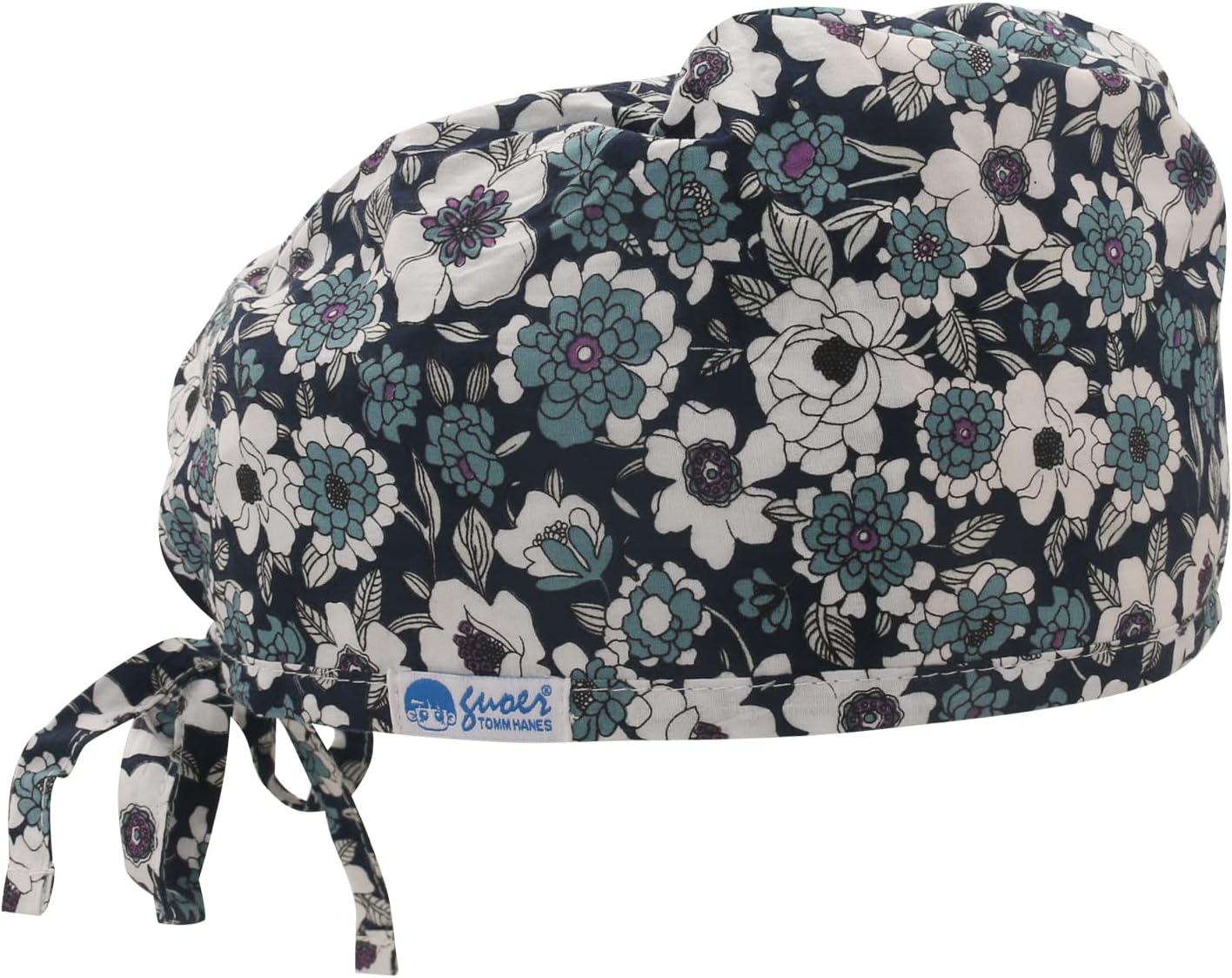 TOMMHANES Scrub Cap Tie Back Scrubs Hat Unisex Working Hat One Size Multiple Color