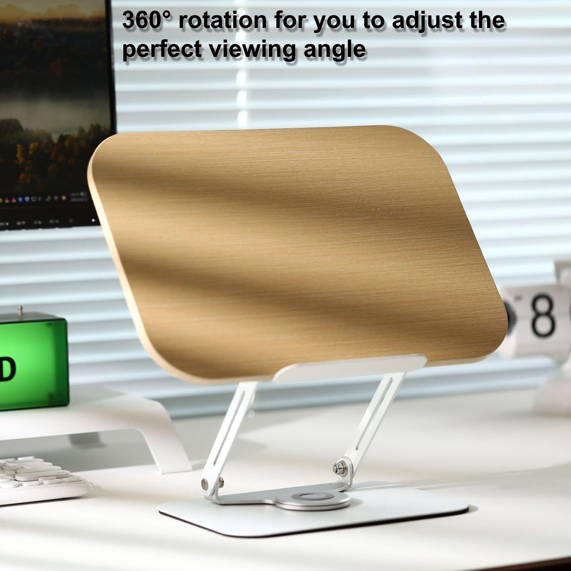 Article De Bureau Book Stand For Reading,With Page Clip Reading Stand ...
