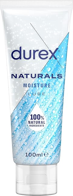 Durex Naturals Moisture Lube, Water Based Natural And Moisturising Formula,100ml (Packaging May Vary)