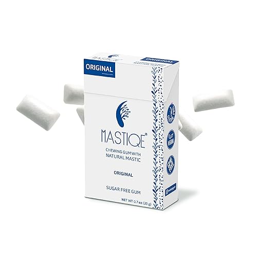 Miniatura 2 de Mastiqe - Goma de mascar dura sin azúcar con masilla natural (original, 20 unidades)