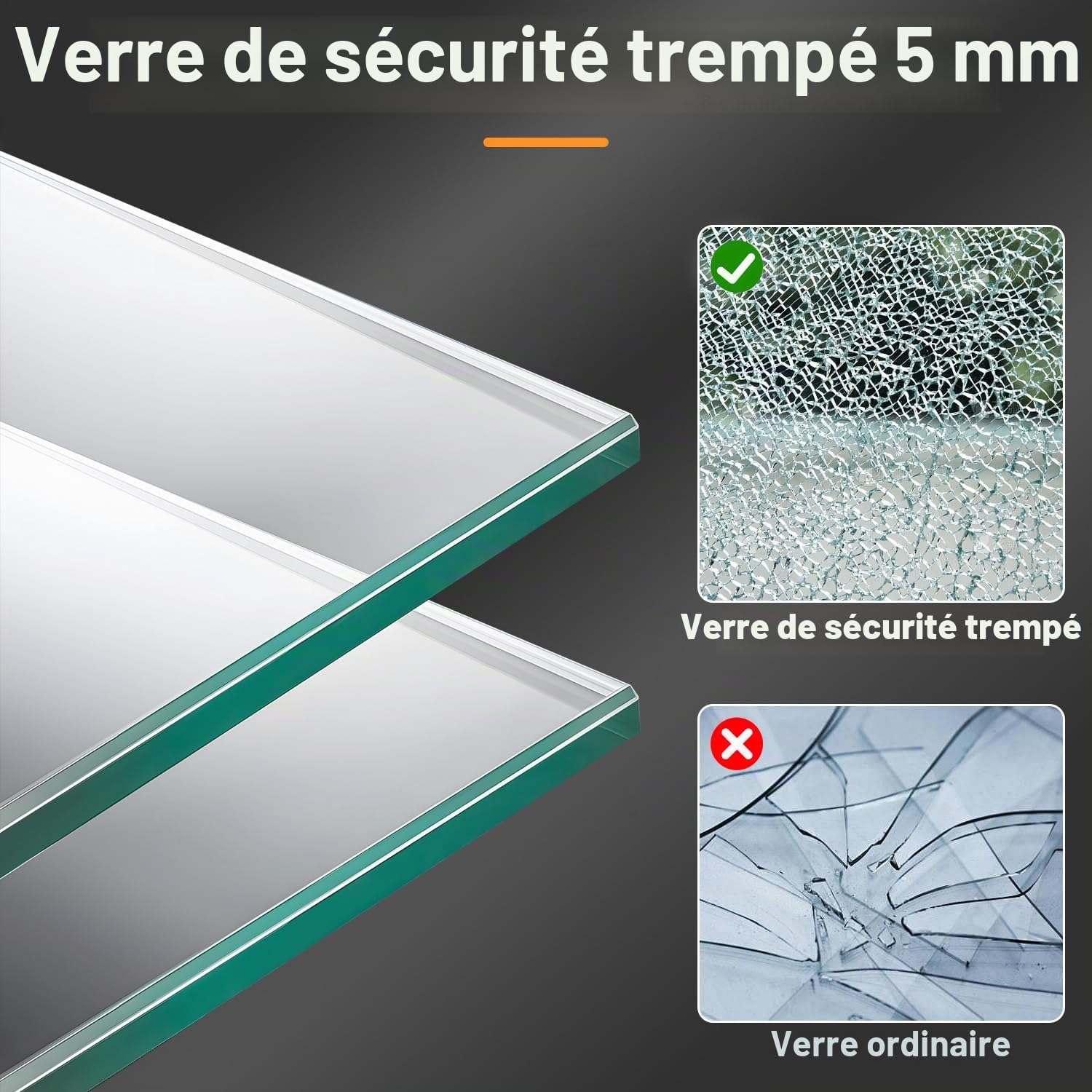 Paroi de douche Walk In 120x200 cm en argent brillant, construction à 3 segments, verre de sécurité ESG de 5 mm, montage gauche/droite, structure stable pour salles de bains modernes