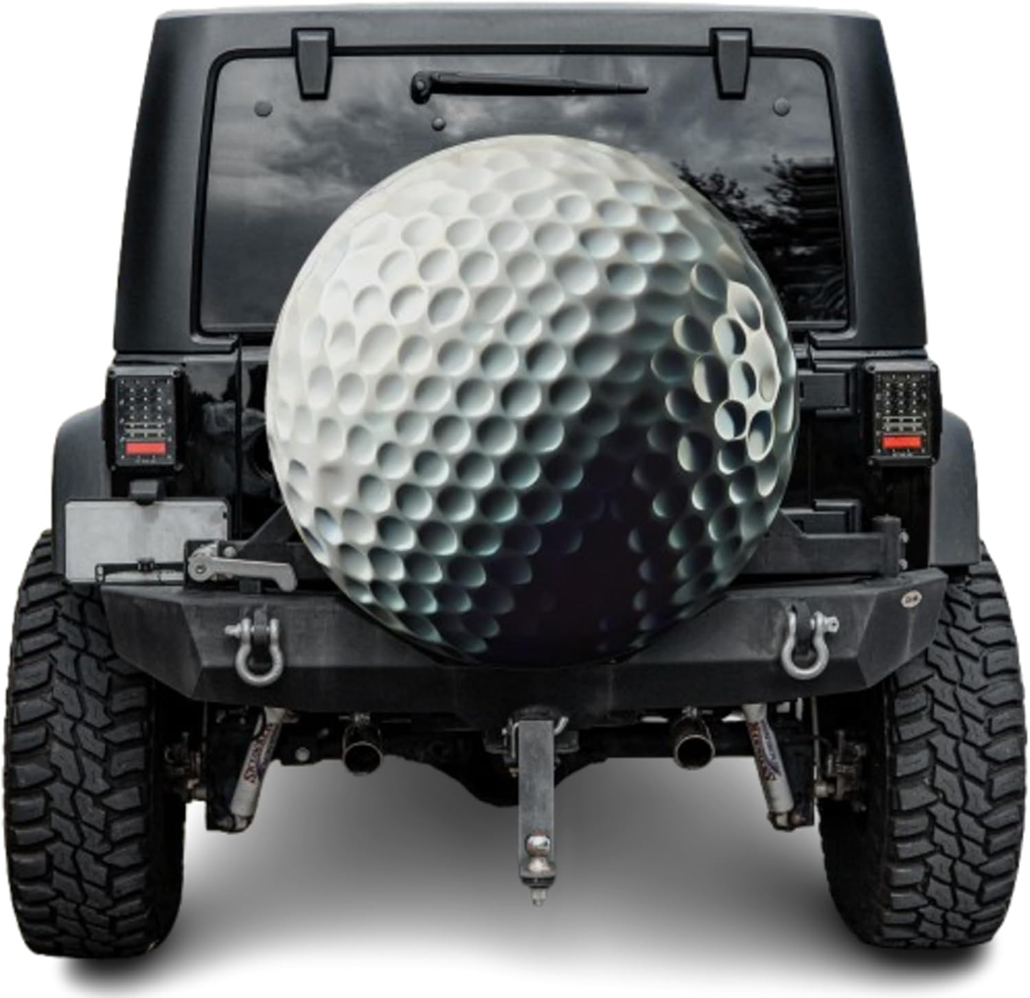 VanLich Shop Golf Ball Spare Tire Cover with/Without Backup Camera Hole – Golf Wheel Cover, Funny Golf Spare Wheel Cover