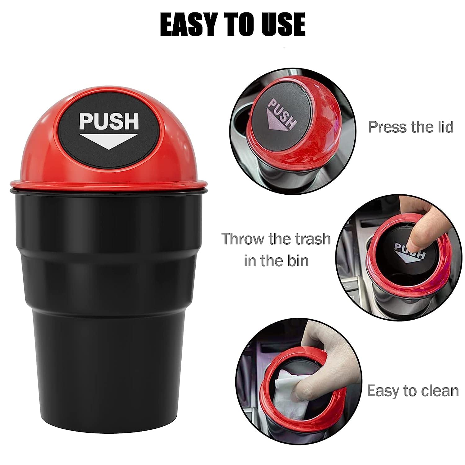 ミニ ゴミ箱 モービルワン レア 2個セット プラ 車にデスク周りに