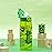 Zak Designs Minecraft Sage Water Bottle For School or Travel, 25oz Durable Plastic Water Bottle With Straw, Handle, and Leak-Proof, Pop-Up Spout Cover (Creeper)
