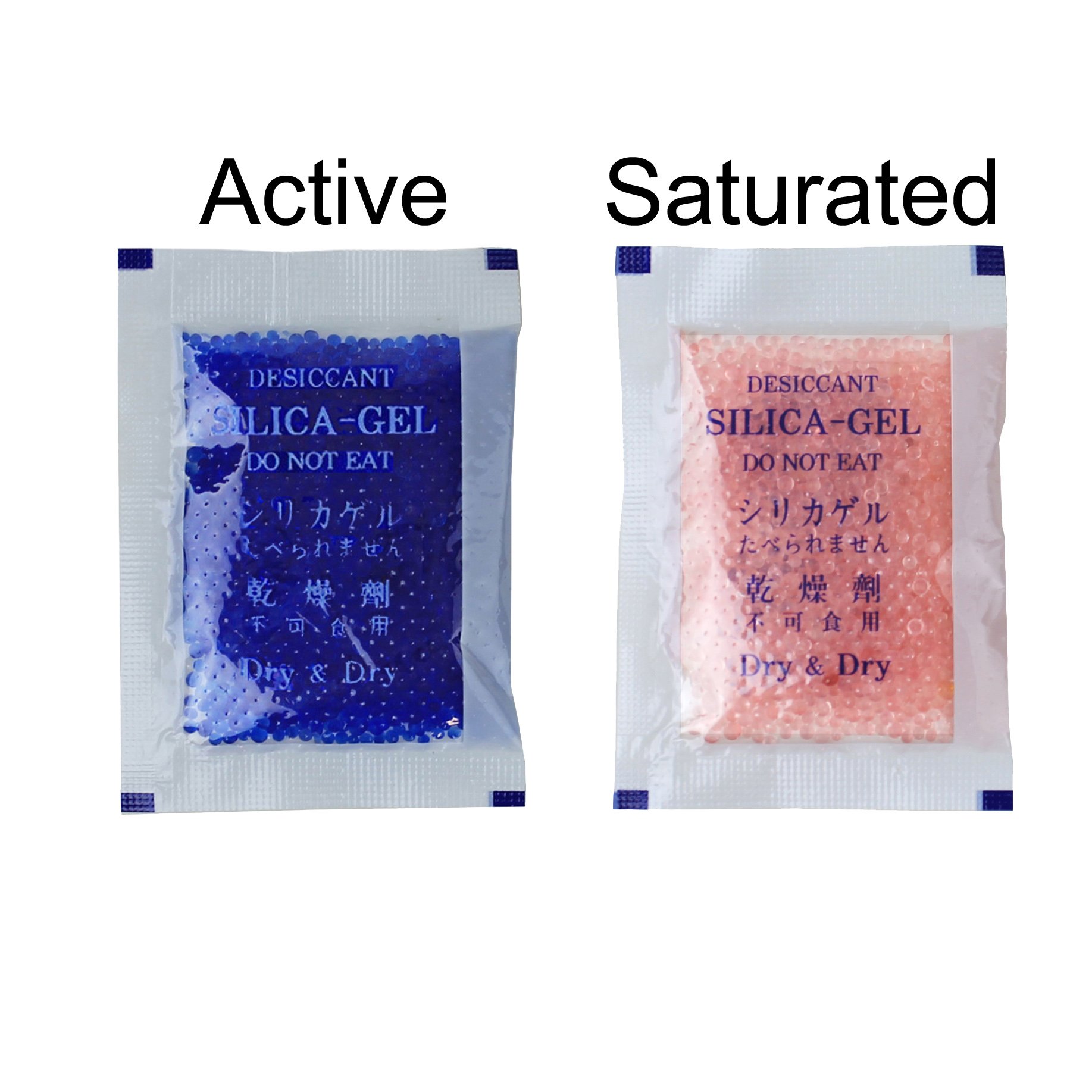 Buy Dry & Dry 10 Gram [50 Packets] Premium Blue Indicating(Blue to Pink