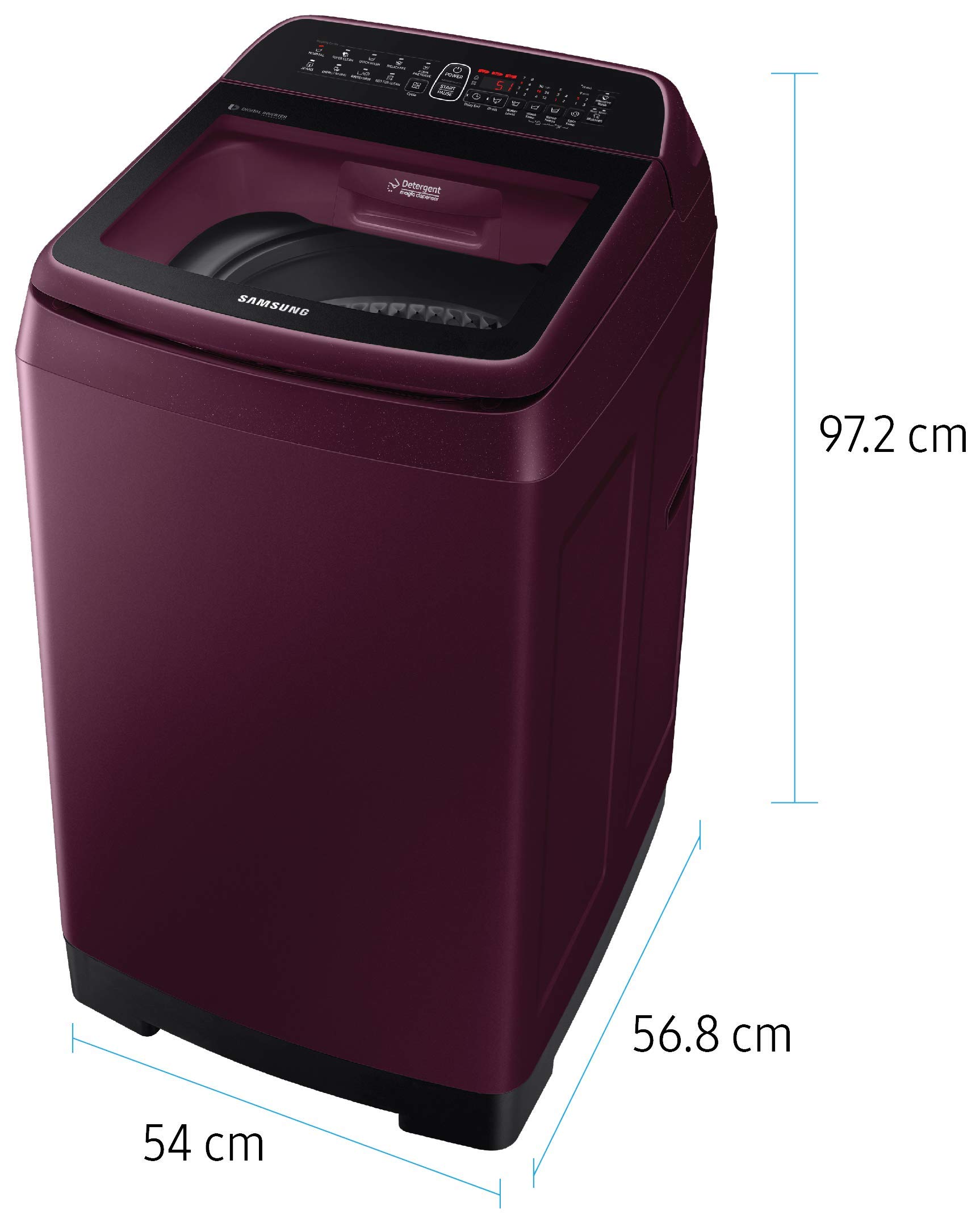 Samsung 6.5 Kg Inverter 5 star FullyAutomatic Top Loading Washing