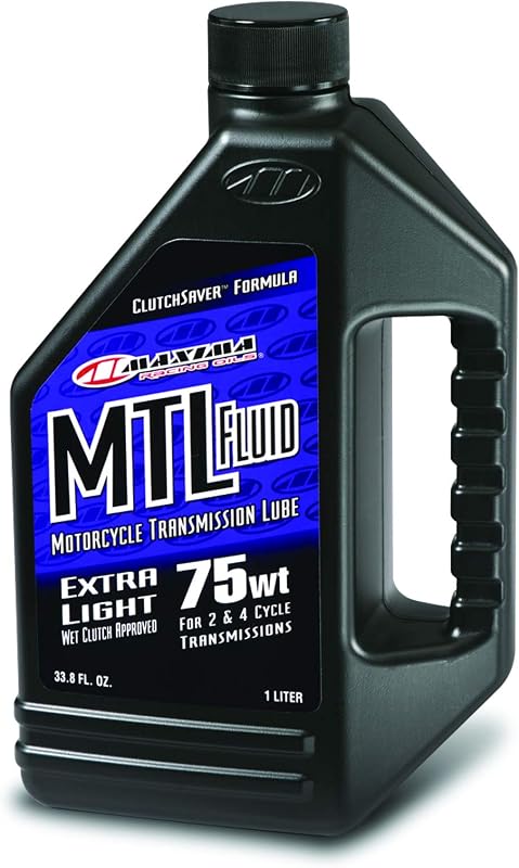 Fluido de transmissão e embreagem para motocicleta Maxima MTL-XL 75W – 4 frascos de 1 L