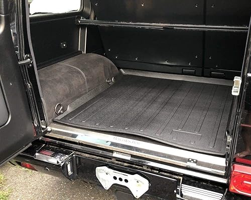 Miniatura 2 de Forro de carga – Tapete de maletero para Mercedes-Benz Clase G 2002-2018 – Alfombrillas de maletero resistentes a la intemperie para automóviles con