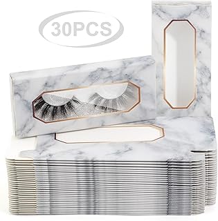 MAGEFY Caja de embalaje de pestañas de 30 pie...