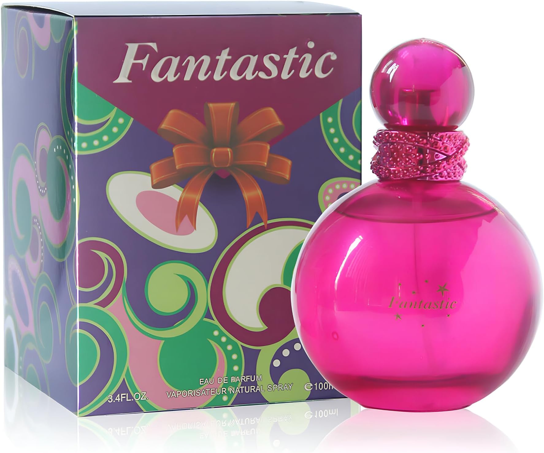 Women's Fantastic Perfume Fresh Scent Eau de Parfum 3.4 Flo Oz Natural Spray Fragrance for all Day Used