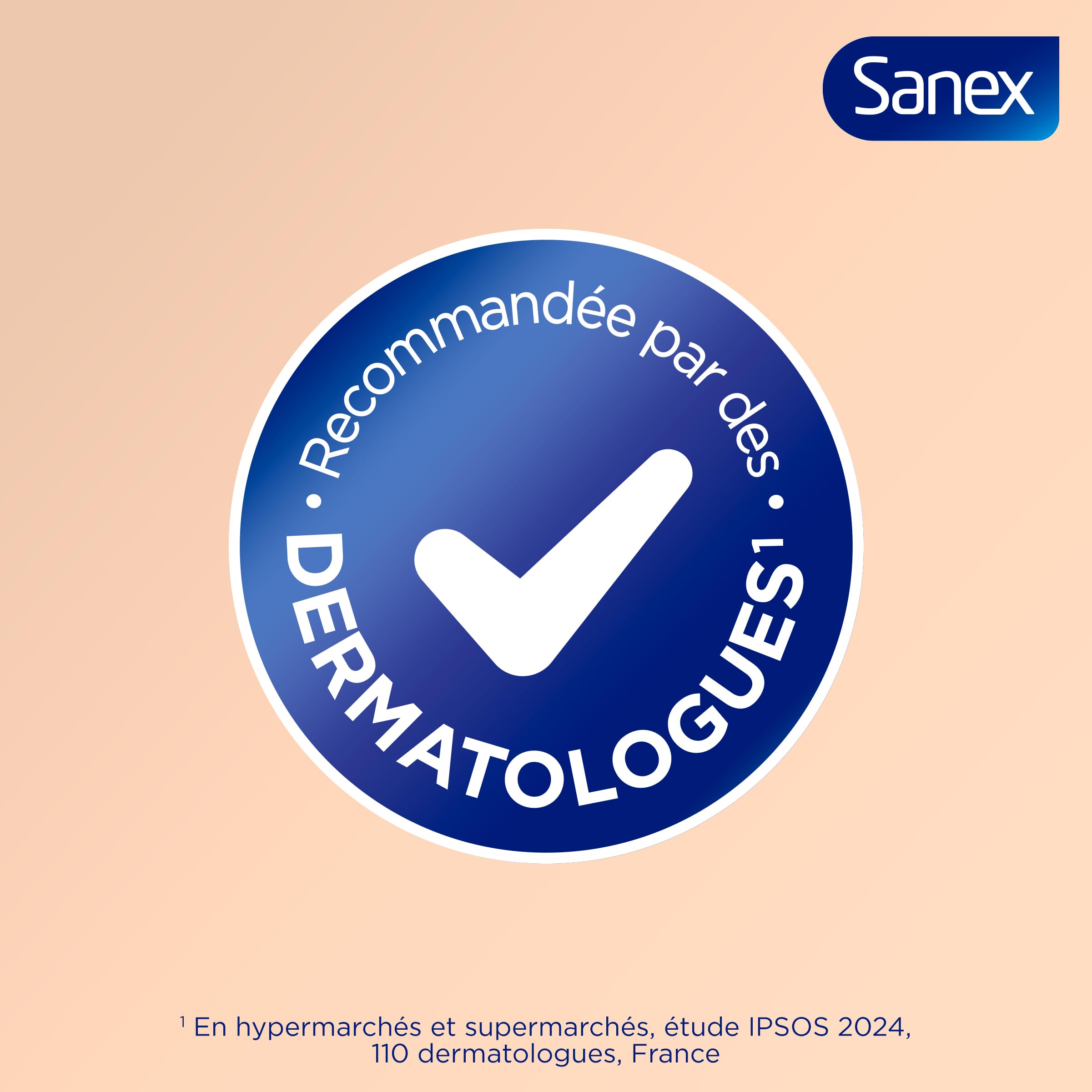 SANEX - Crème de Douche Derma Ménopause - Gel Douche - Soin pour Peaux en Périménopause et Ménopause - Hydratation 24h et Réduction des Tiraillements - Lipides et Acide Hyaluronique - Format 425ml