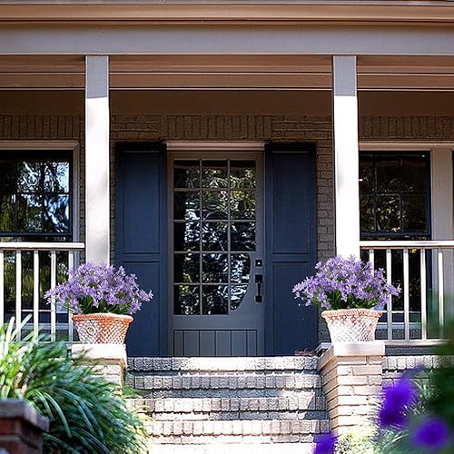 Miniatura 4 de 4 paquetes de flores artificiales de narcisos, vegetación artificial falsa resistente a los rayos UV, no se decolora, plantas de plástico sintético