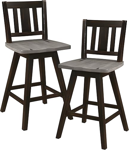 Miniatura 85 de Homelegance - Bancos Gris envejecido/blanco,Negro -,https://www.amazon.com/dp/undefined