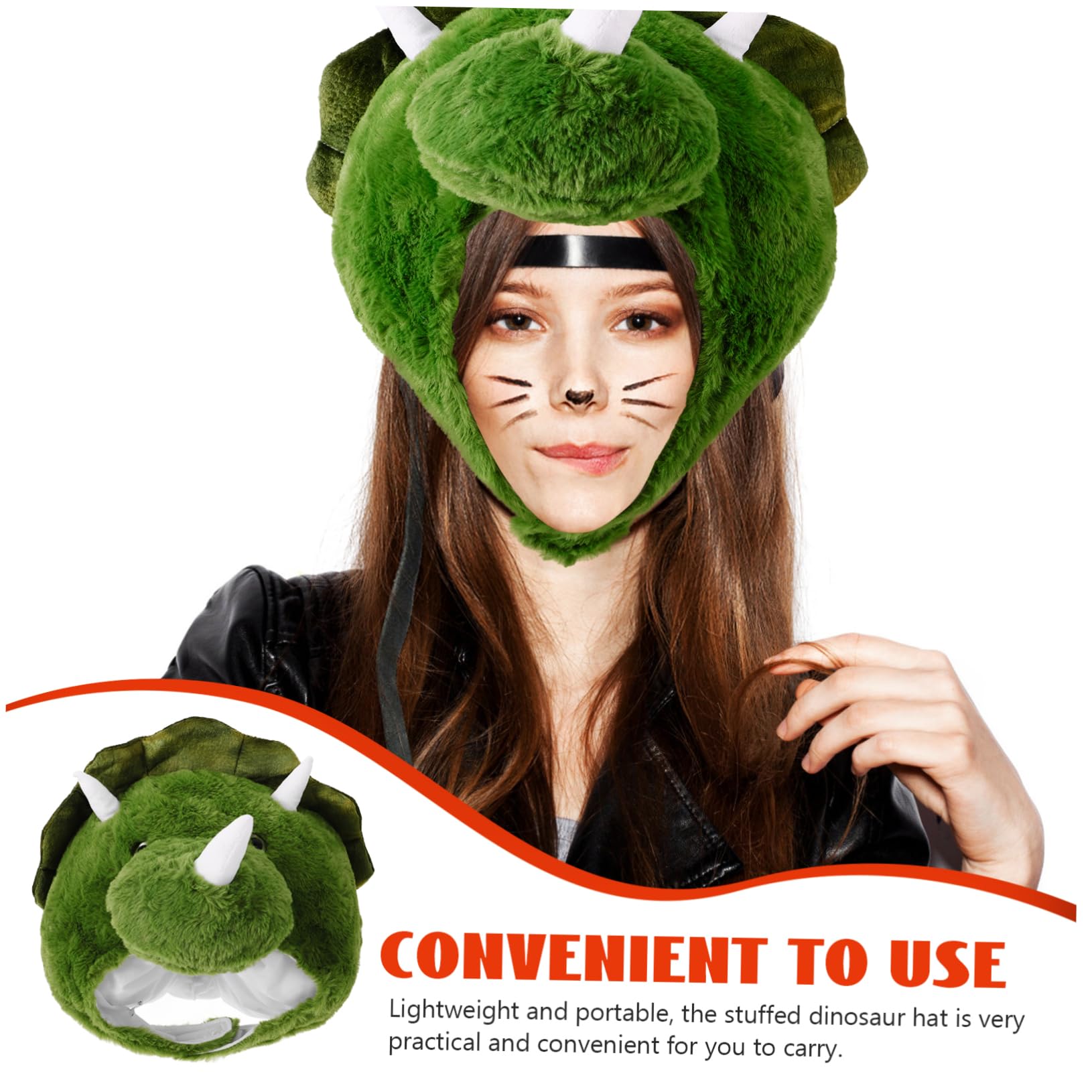 Cabilock Sombrero de de Peluche para Fiestas y Fotografía Gorro Divertido con Diseño de Accesorio para Adultos para Cumpleaños y