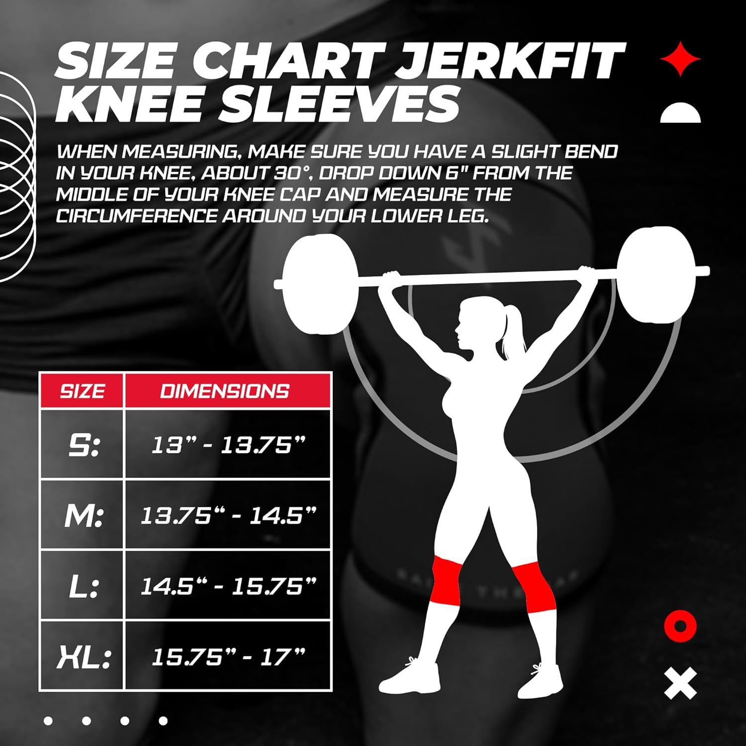 JerkFit Knee Compression Sleeve (Pair) - 5mm Thick Neoprene Knee Sleeve for Men and Women - Reversible Compression Knee Sleeves for Training, Weightlifting, Wrestling, Squats & Gym Use - Image 7